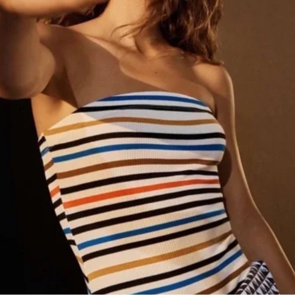Urban Outfitters Out from under Striped Bodysuit